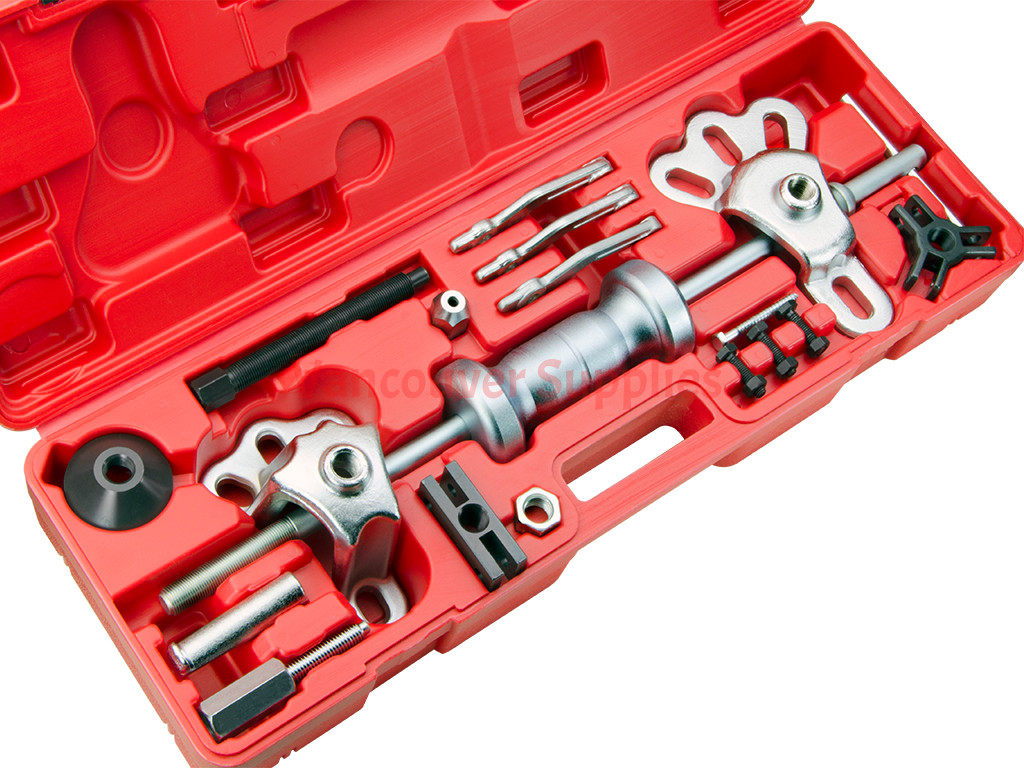 9 way slide store hammer puller set